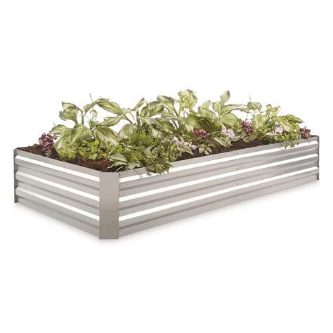 large galvanized steel planter boxes|galvanized steel plants on clearance.